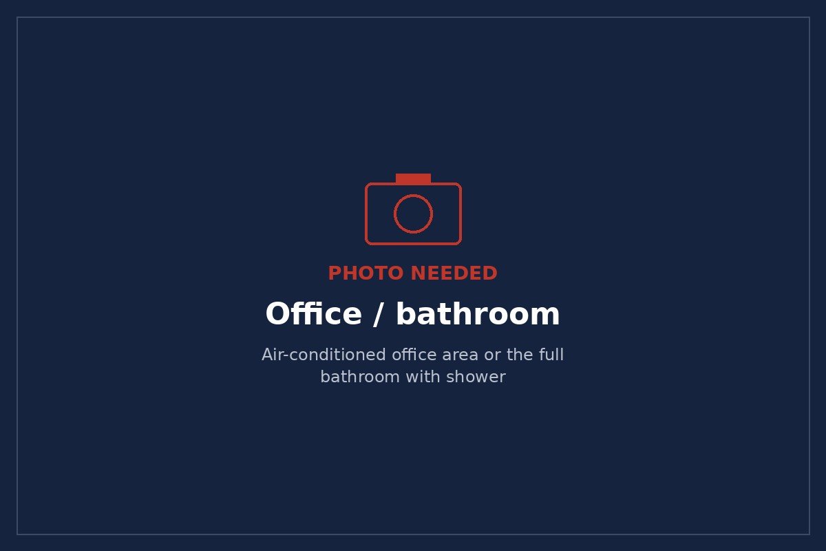 Marcador de posición — foto de la oficina y baño próximamente